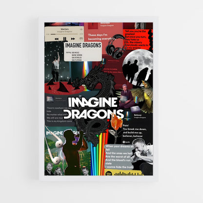 ap-imagine dragons-1 cadre Blanc