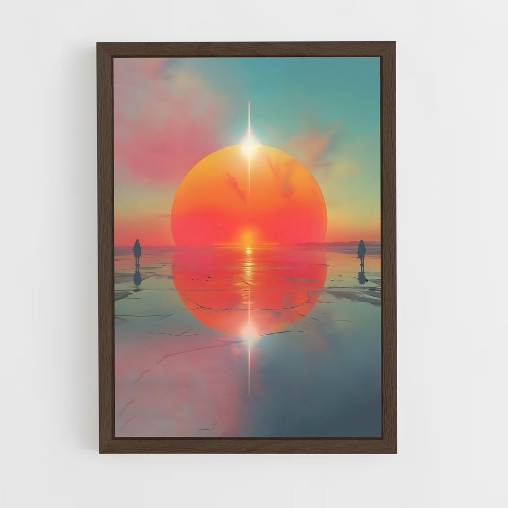 ap-imagine dragons-4 cadre Bois foncé