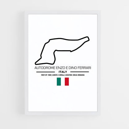 ap-imola circuit italy-3 cadre Blanc