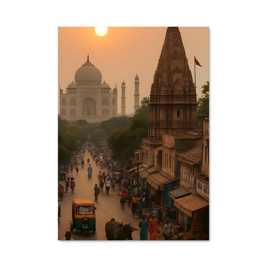 Poster Taj Mahal Éternel