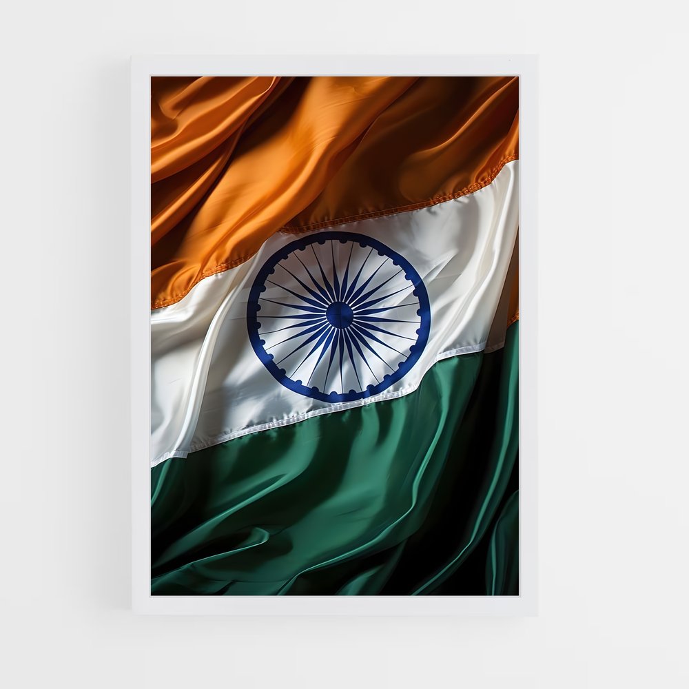 ap-india flag-1 cadre Blanc