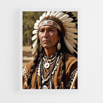 ap-indian chief-4 cadre Blanc