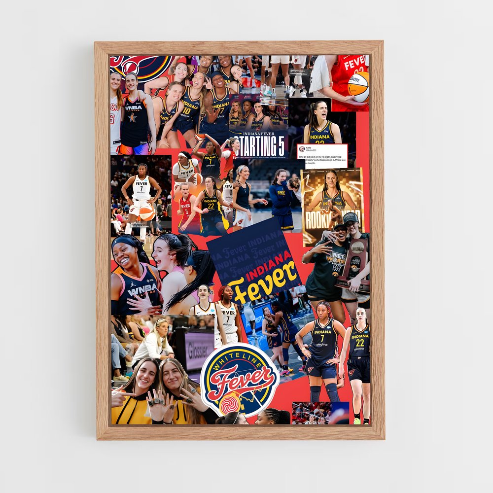 ap-indiana fever-3 cadre Bois clair
