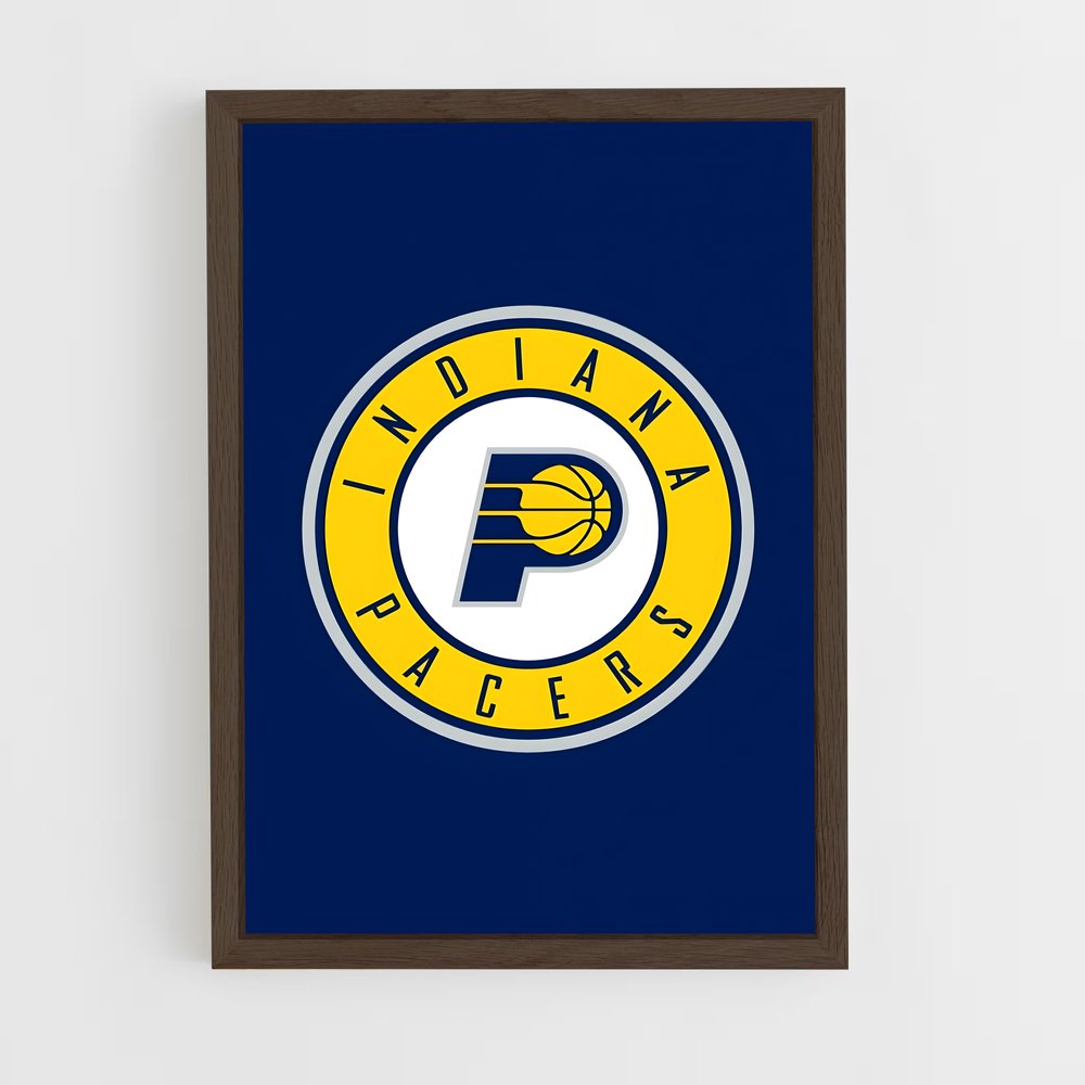 ap-indiana pacers-1 cadre Bois foncé