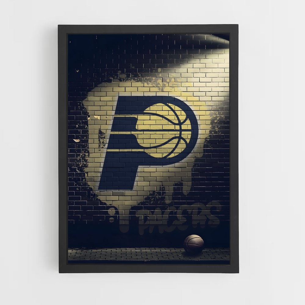 ap-indiana pacers-12 cadre Noir