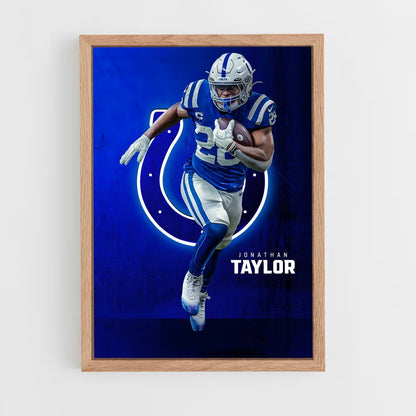 ap-indianapolis colts-5 cadre Bois clair