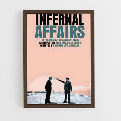 ap-infernal affairs-7 cadre Bois foncé