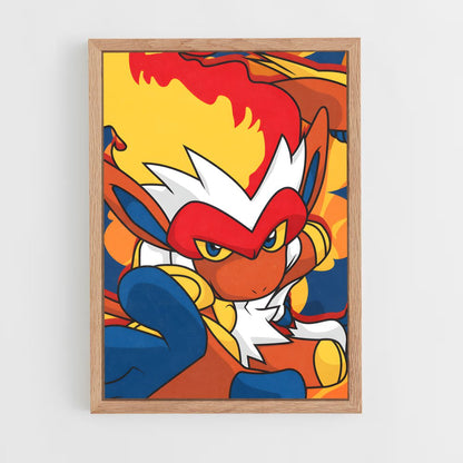 ap-infernape-3 cadre Bois clair
