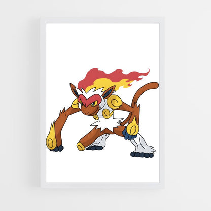 ap-infernape-4 cadre Blanc