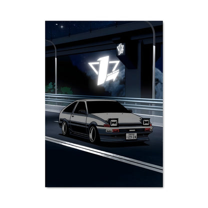Poster Tunnel Nocturne