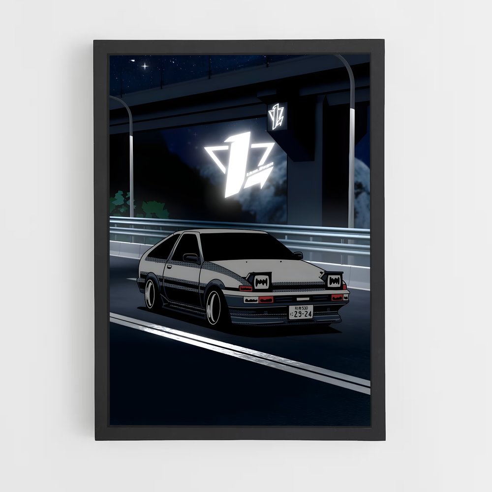 ap-initial d-6 cadre Noir