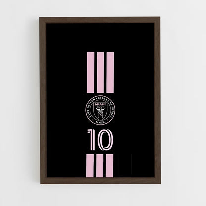 ap-inter miami cf-6 cadre Bois foncé