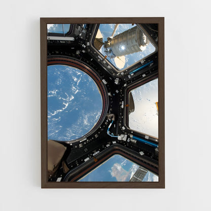 ap-international space station-11 cadre Bois foncé