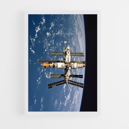 ap-international space station iss-7 cadre Blanc