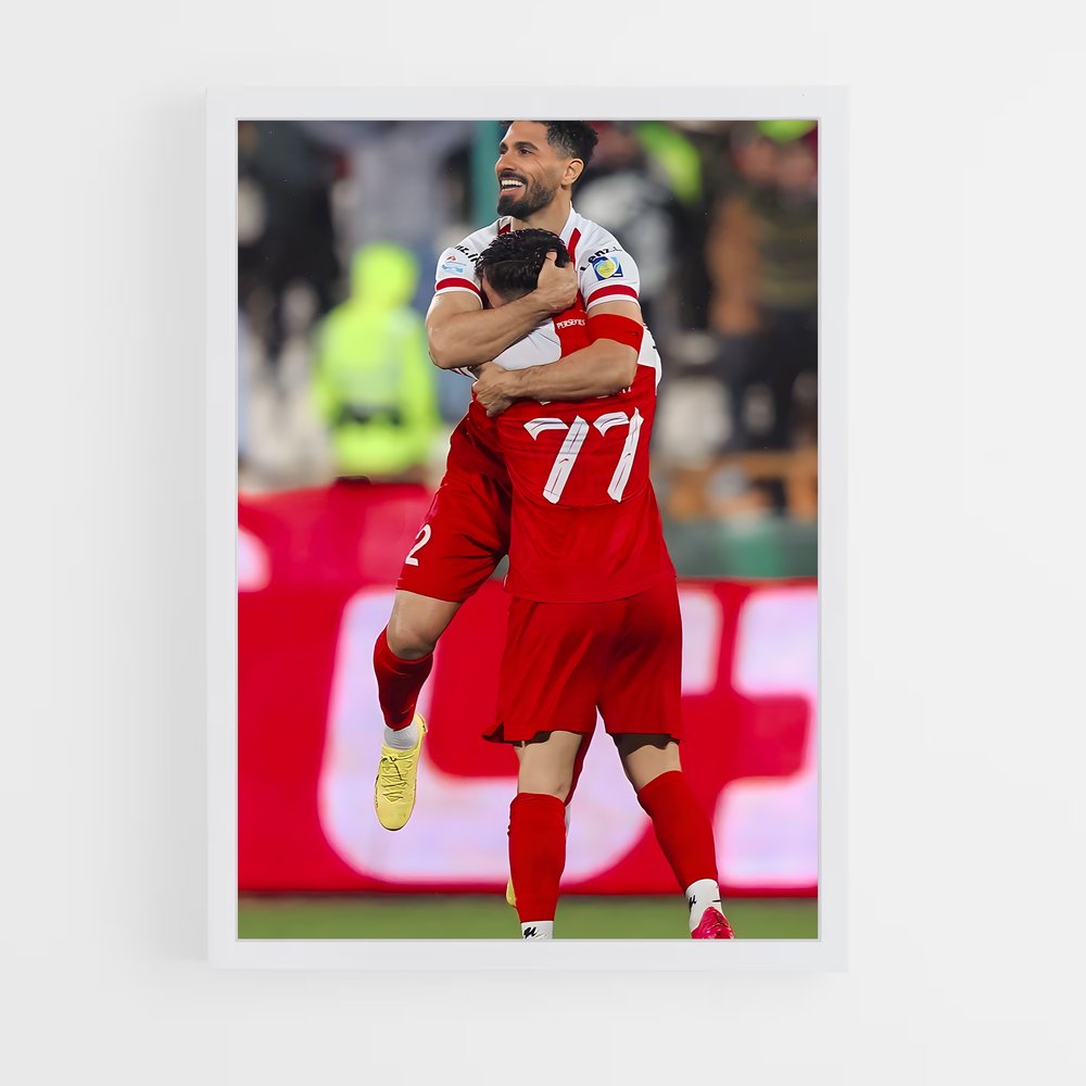 ap-iran national football team-4 cadre Blanc