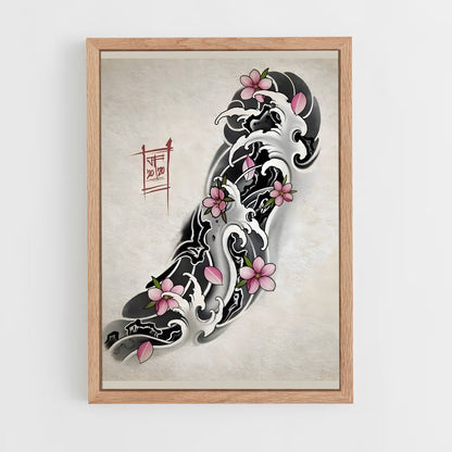ap-irezumi-7 cadre Bois clair