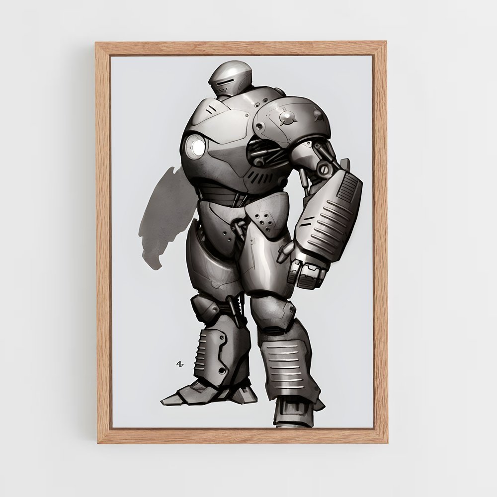 ap-iron monger-8 cadre Bois clair