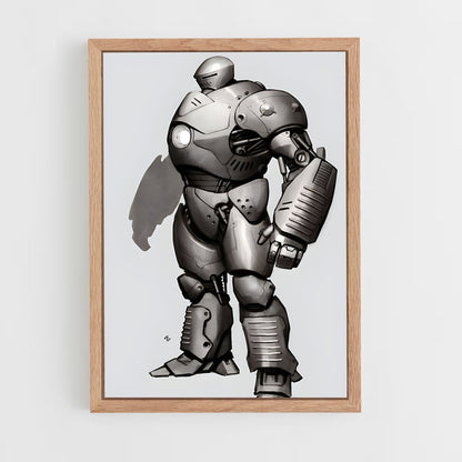 ap-iron monger-8 cadre Bois clair
