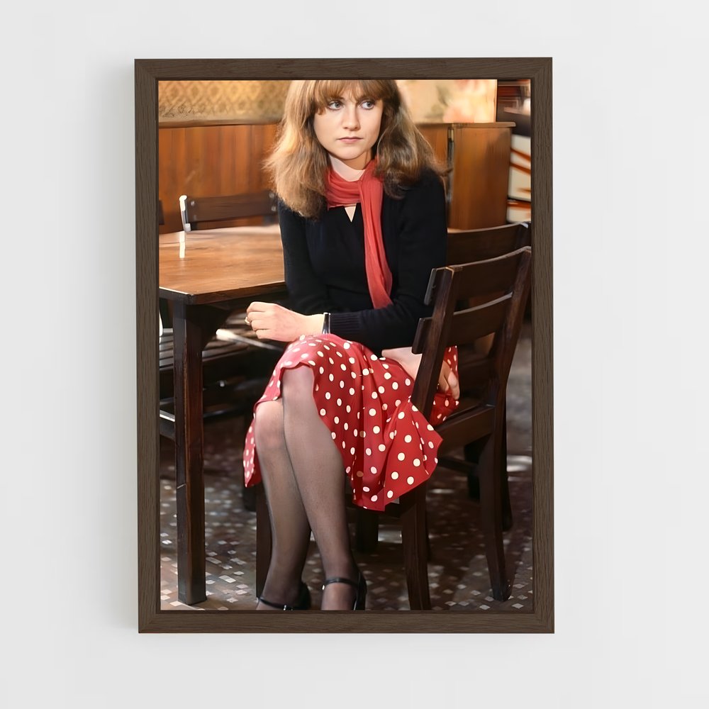 ap-isabelle huppert-3 cadre Bois foncé