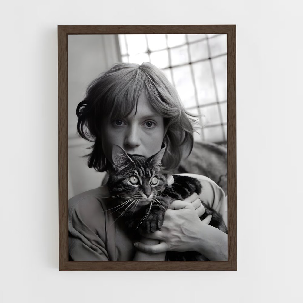 ap-isabelle huppert-7 cadre Bois foncé