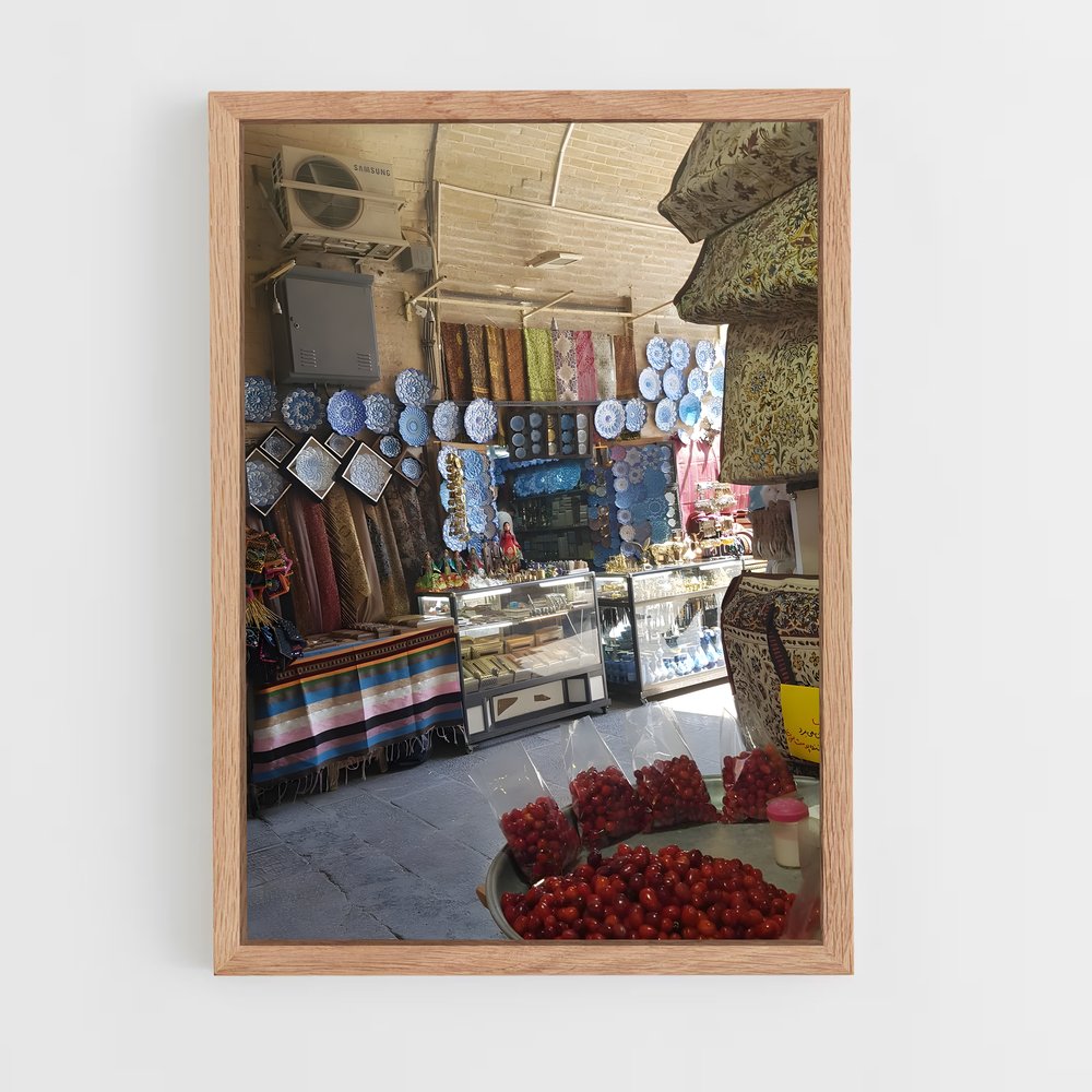 ap-isfahan-13 cadre Bois clair
