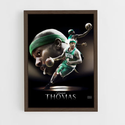 ap-isiah thomas-11 cadre Bois foncé