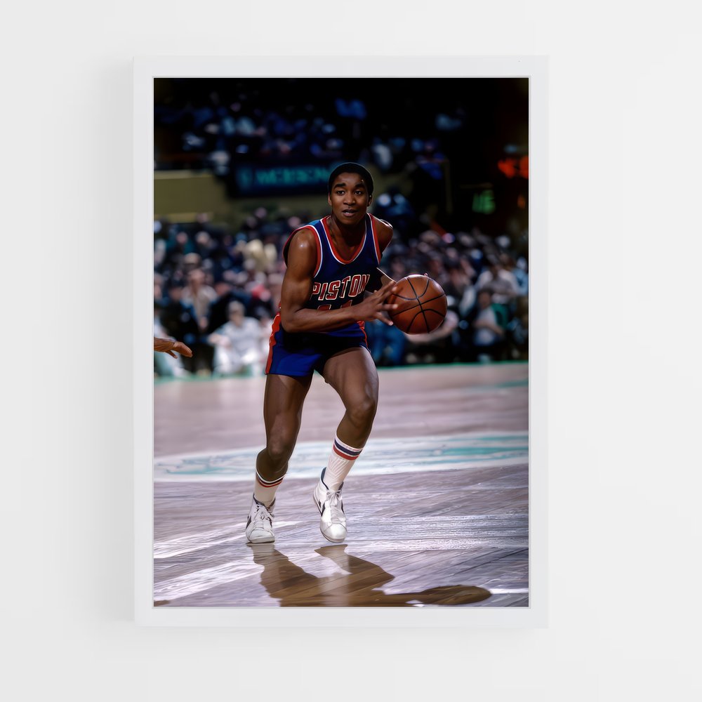 ap-isiah thomas-12 cadre Blanc