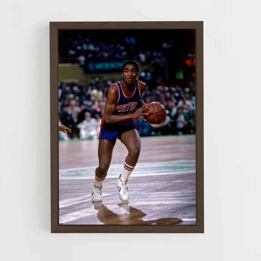 ap-isiah thomas-12 cadre Bois foncé