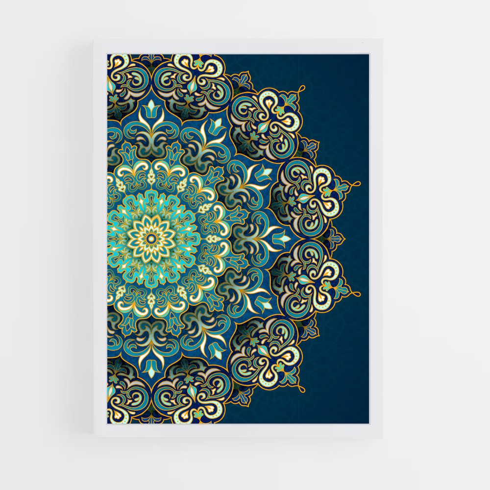 ap-islamic patterns-2 cadre Blanc