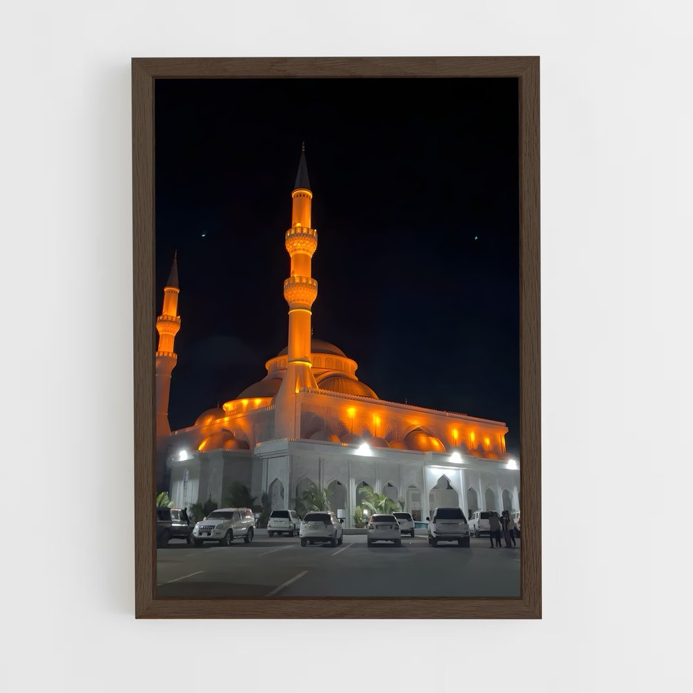 ap-islamic solidarity mosque mogadishu-1 cadre Bois foncé