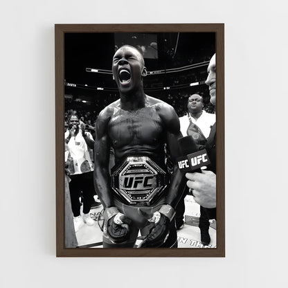 ap-israel adesanya-1 cadre Bois foncé
