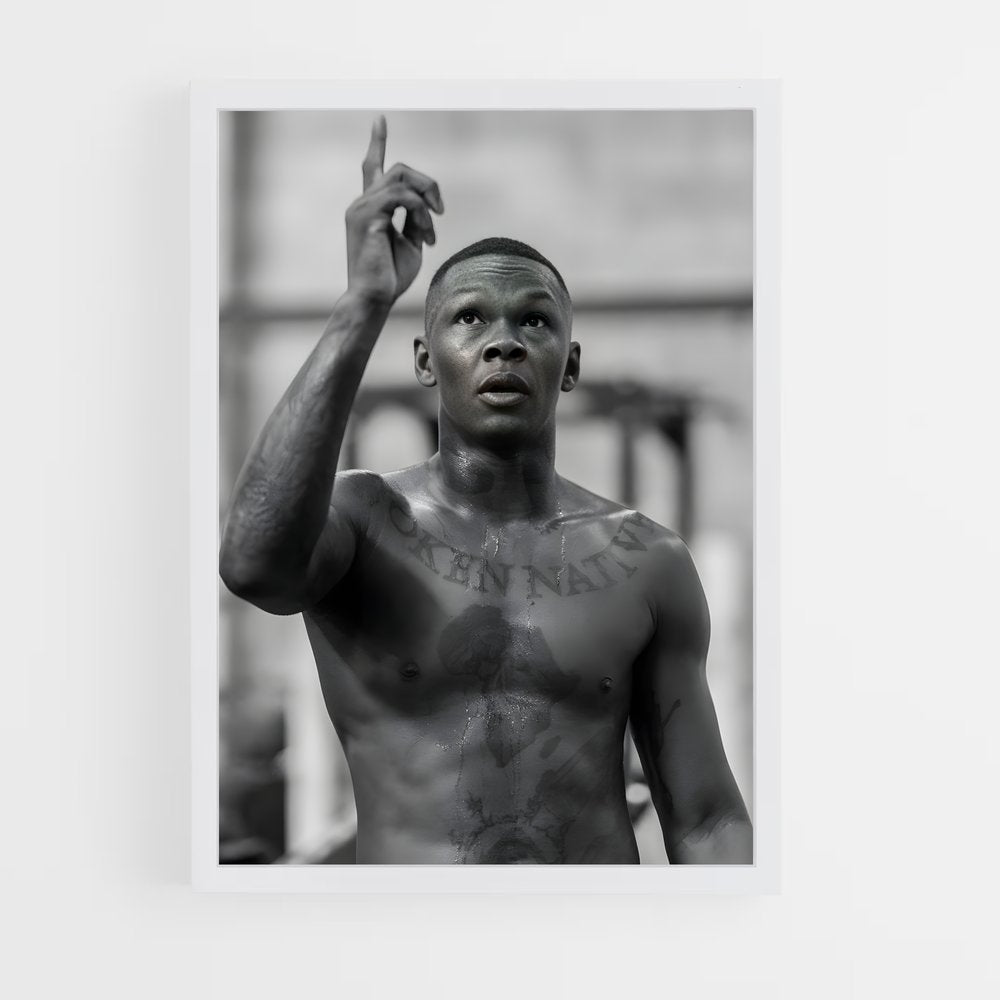 ap-israel adesanya-3 cadre Blanc