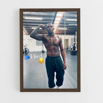 ap-israel adesanya-5 cadre Bois foncé