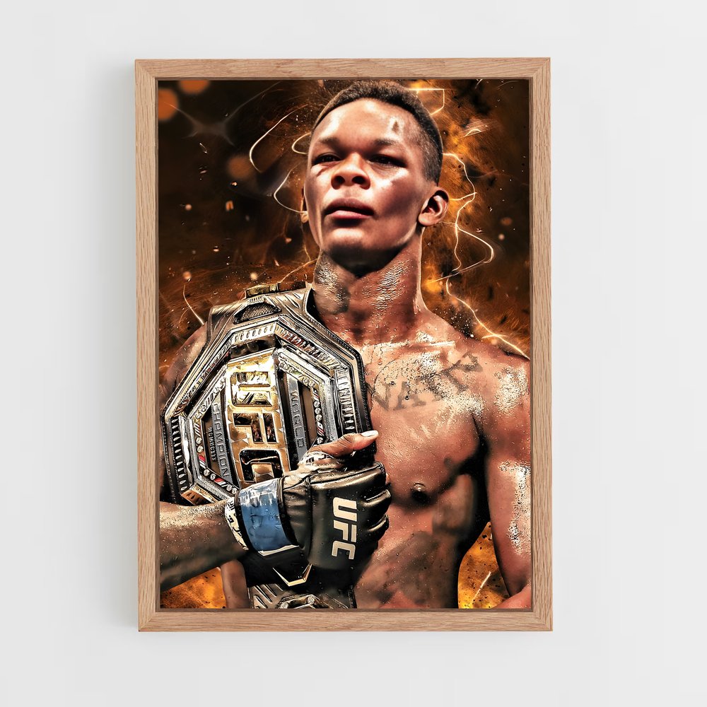 ap-israel adesanya-6 cadre Bois clair