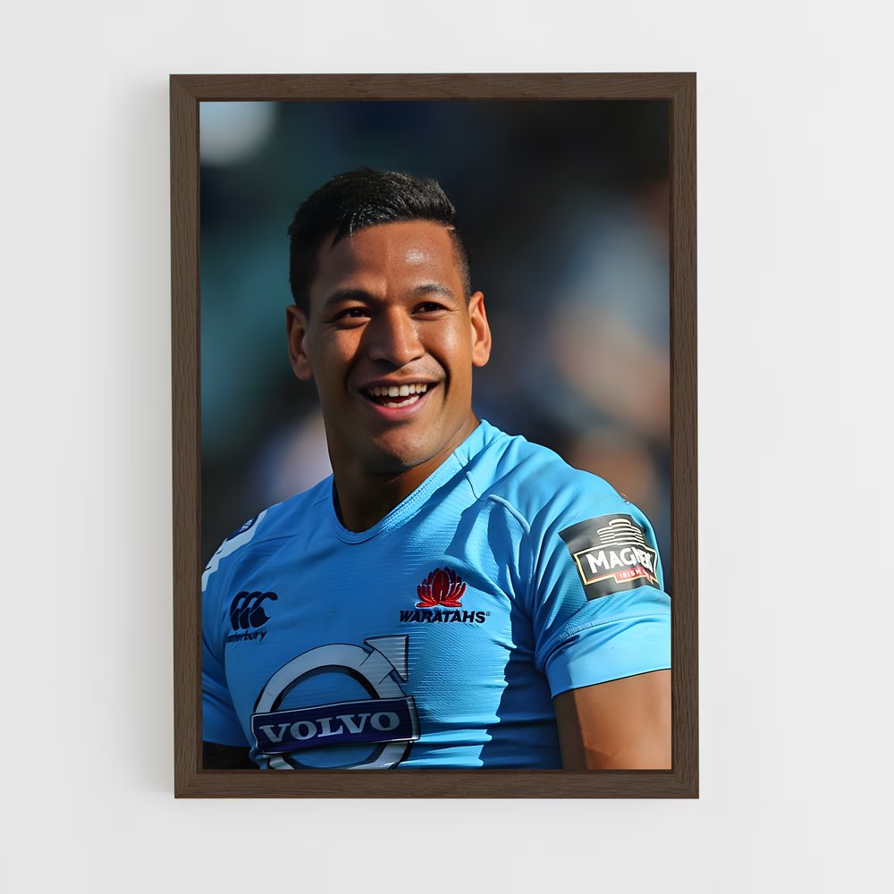 ap-israel folau-4 cadre Bois foncé