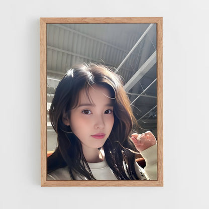 ap-iu lee ji-eun-3 cadre Bois clair