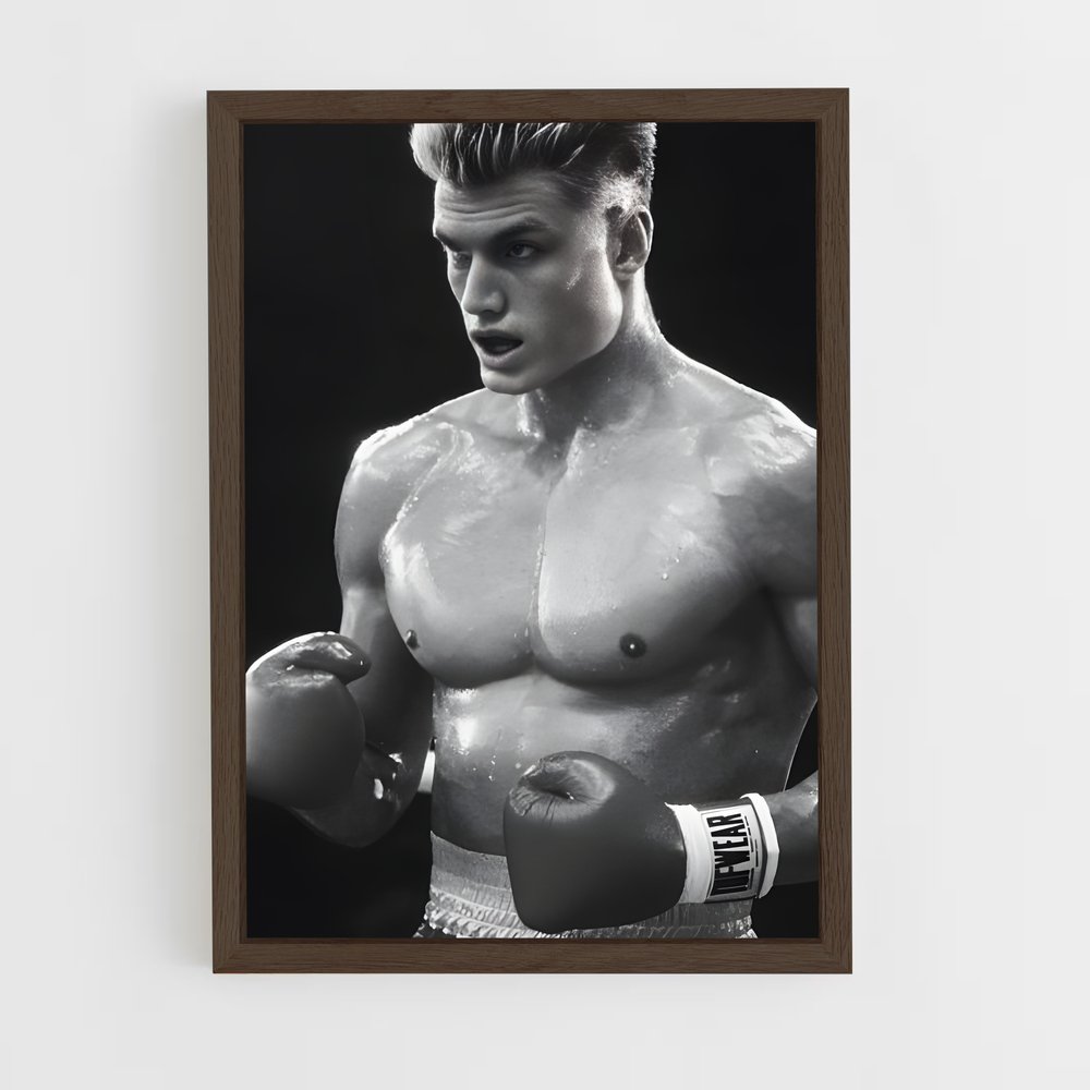 ap-ivan drago-4 cadre Bois foncé