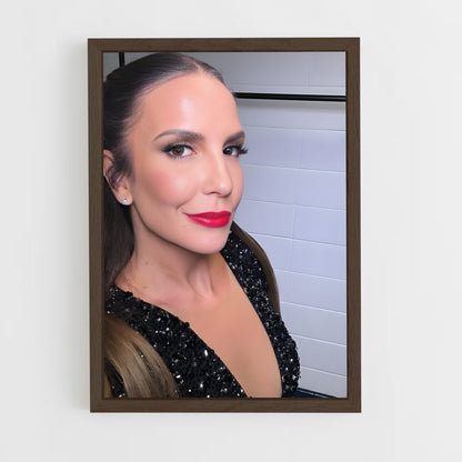 ap-ivete sangalo-4 cadre Bois foncé