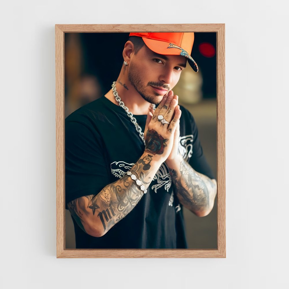 ap-j balvin-6 cadre Bois clair