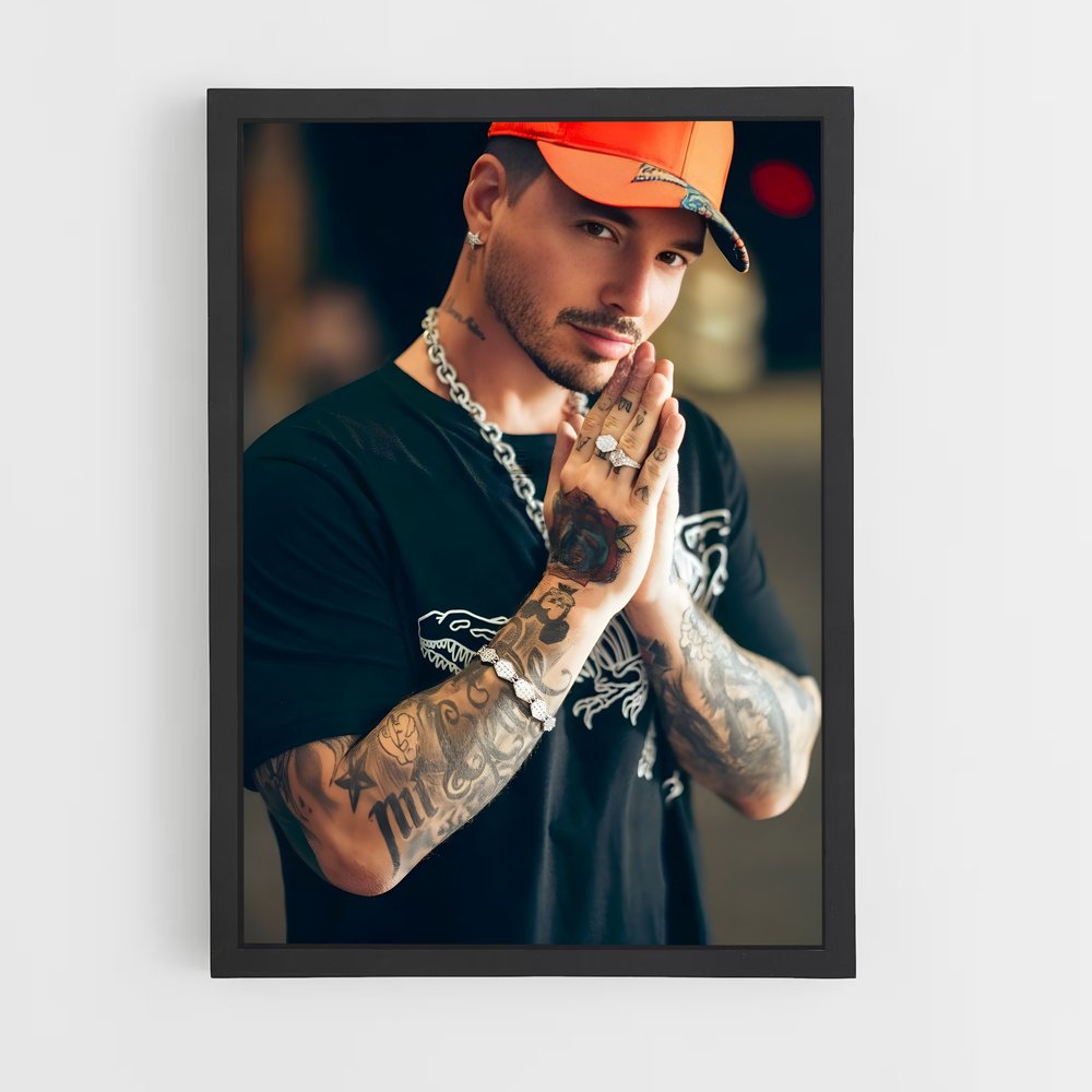 ap-j balvin-6 cadre Noir