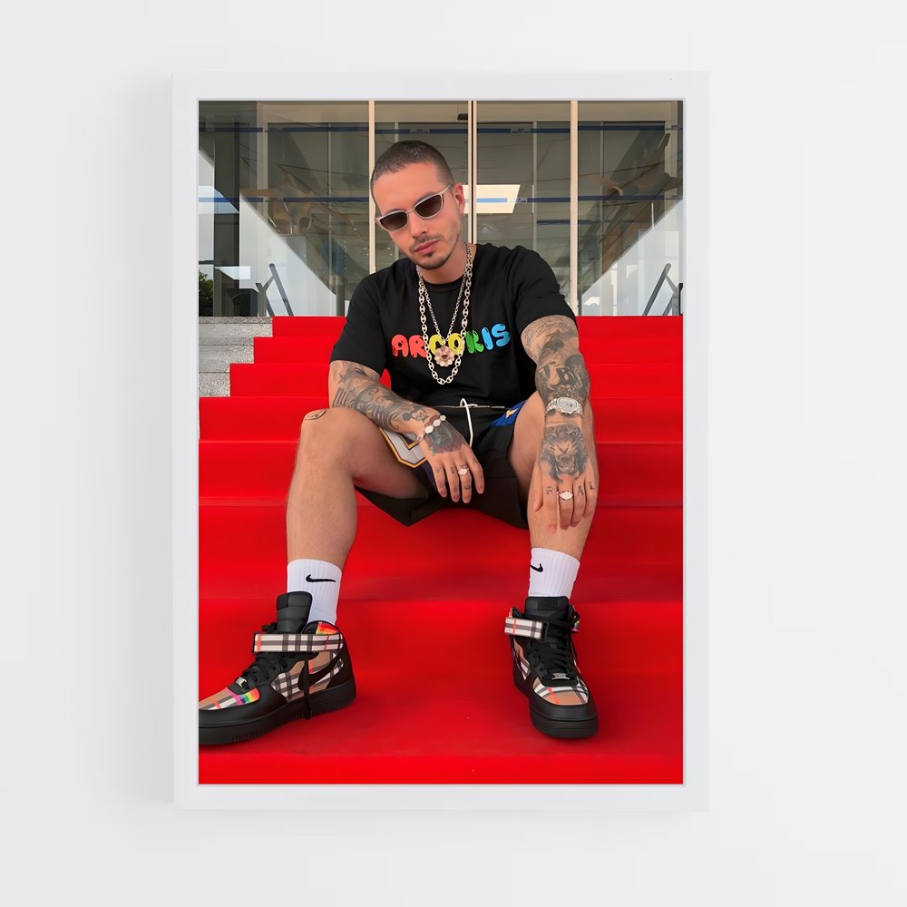 ap-j balvin-7 cadre Blanc