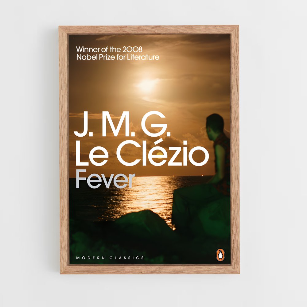 ap-j m g le clezio-3 cadre Bois clair