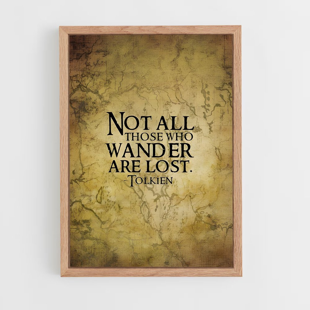 ap-j r r tolkien-8 cadre Bois clair