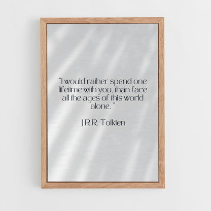 ap-j r r tolkien-9 cadre Bois clair