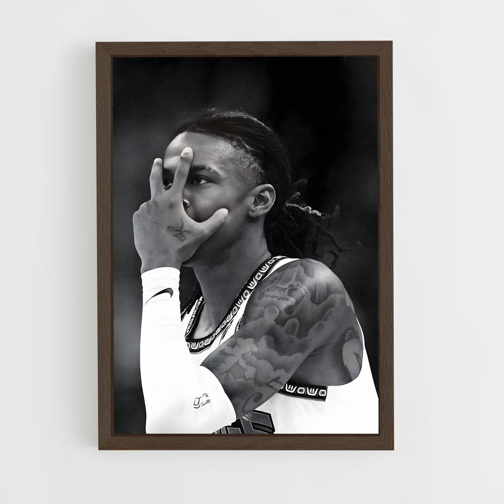 ap-ja morant-1 cadre Bois foncé