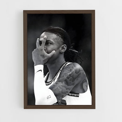 ap-ja morant-1 cadre Bois foncé