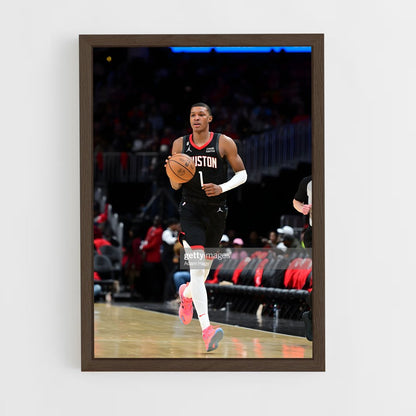 ap-jabari smith jr-3 cadre Bois foncé