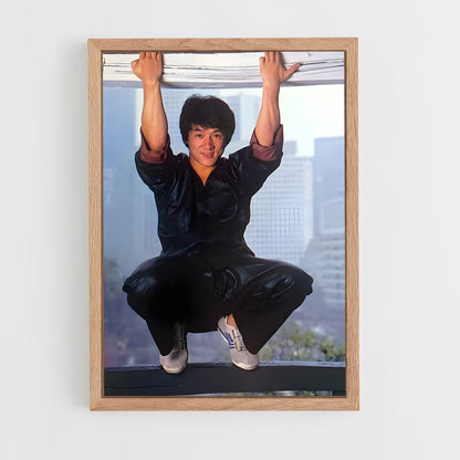 ap-jackie chan-6 cadre Bois clair
