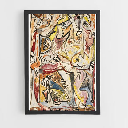 ap-jackson pollock-6 cadre Noir