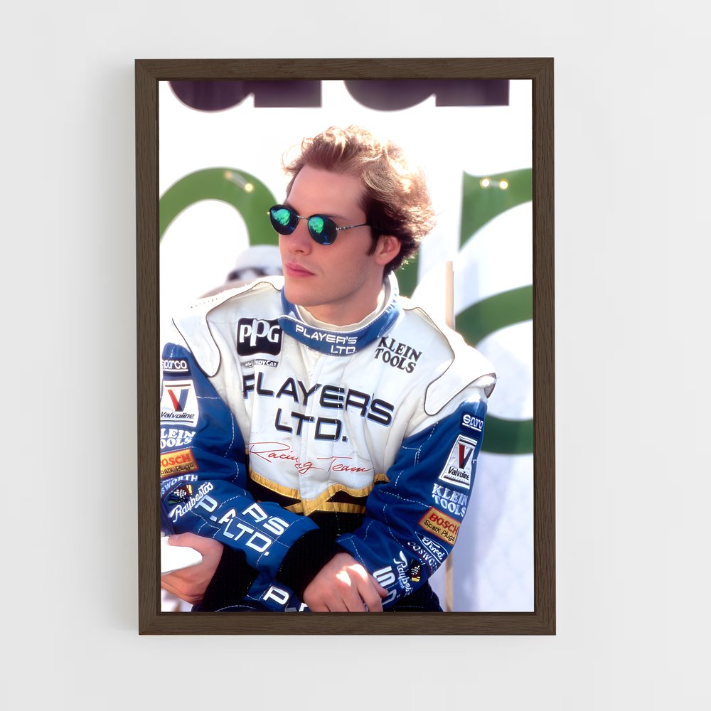 ap-jacques villeneuve-8 cadre Bois foncé